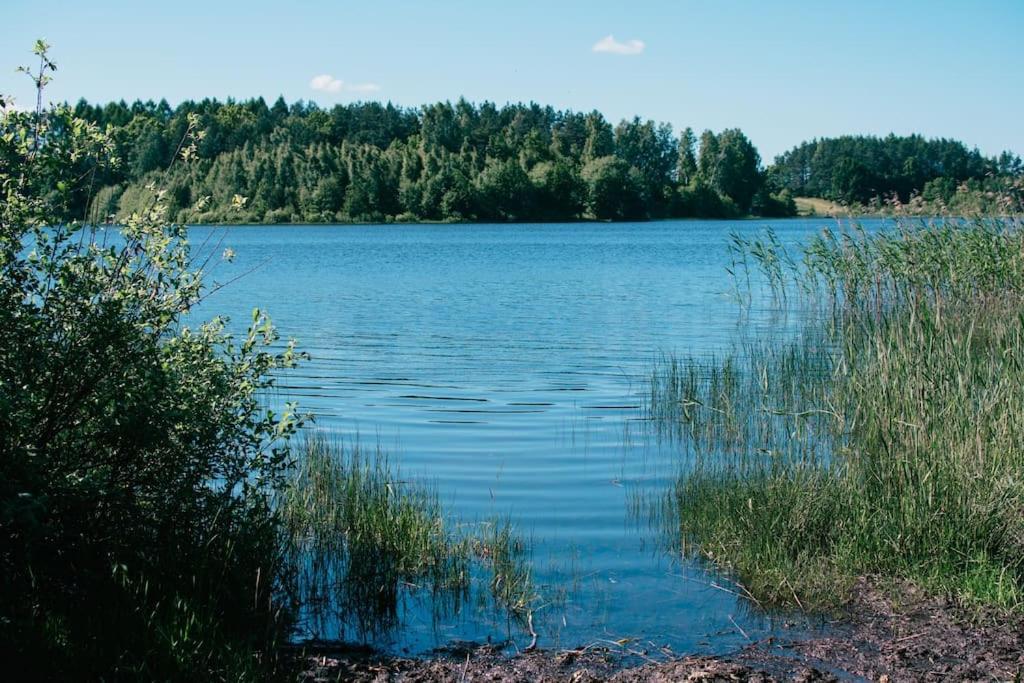 Trojmiasto Nad Jeziorem Dom -Echochata Kamień Exterior foto